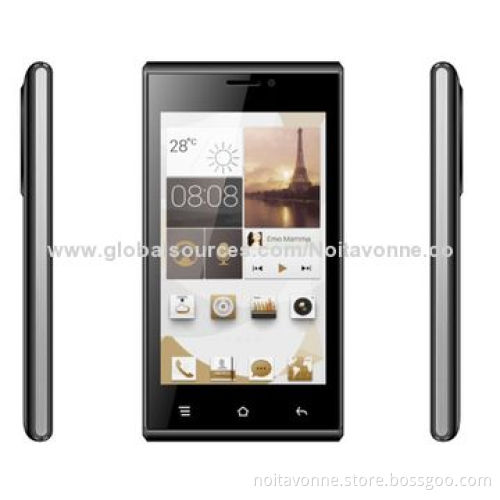 4" WVGA screen 480*800 pixel smartphone, with GPS, WiFi, BT,DDR 512M Flash 4G, GSM/WCDMA